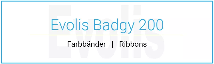 Ribbons for Card Printer Evolis Badgy 200