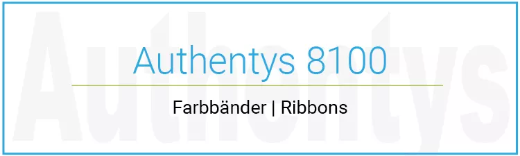 Ribbons for card printer Authentys 8100