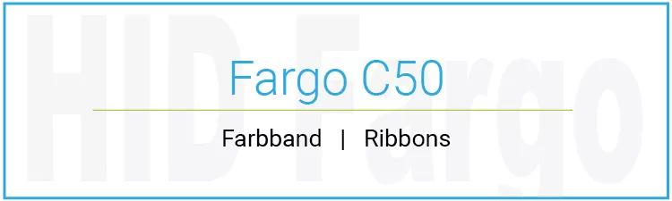 Ribbons for card printer HID Fargo C50