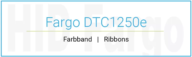 Ribbons for Card Printer HID Fargo DTC1250e