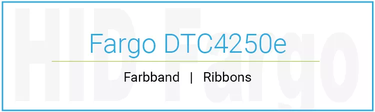 Ribbons for card printer HID Fargo DTC4250e