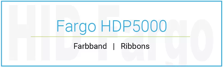 Ribbons for Card Printer HID Fargo HDP5000