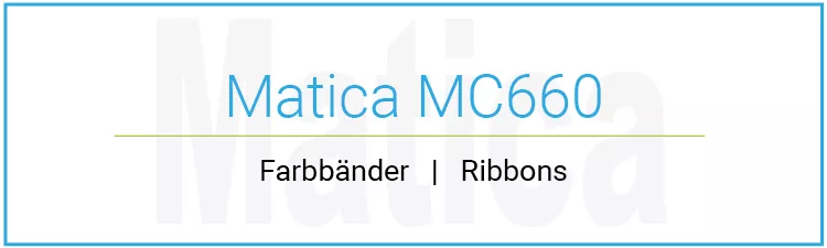 Ribbons for Matica MC660