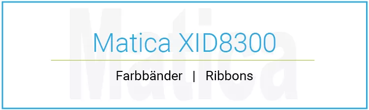 Ribbons for Matica XID8300
