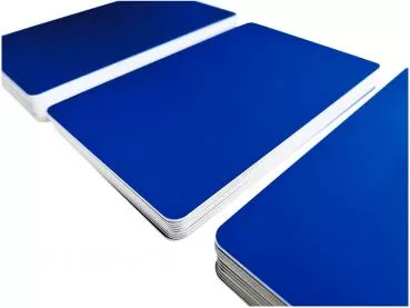 plastic card dark blue