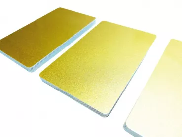 plastic card gold