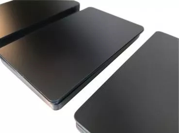 plastic card black matt finish oversize