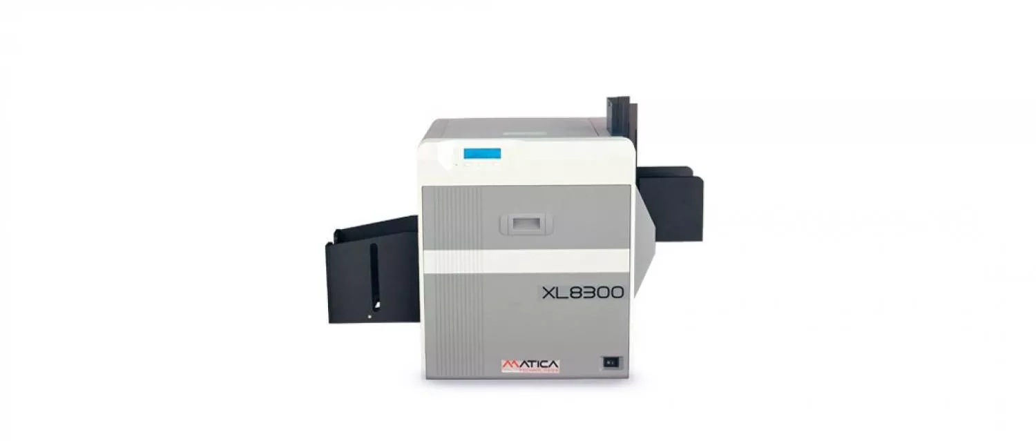 plastic card printer matica xl8300