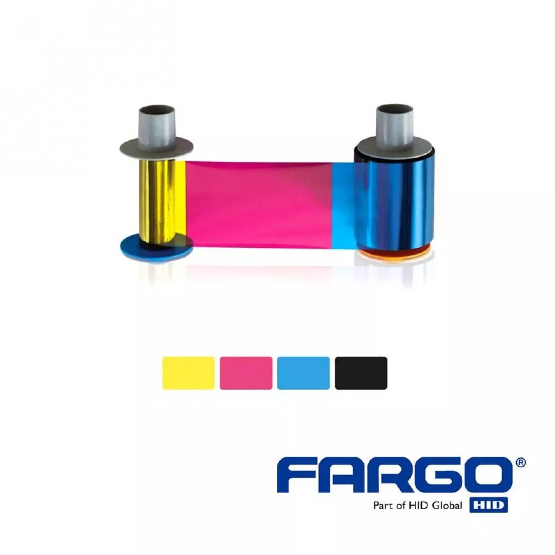 Ribbon half panel double-sided for card printer HID Fargo HDP5000