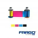Ribbon with fluorescent panel for card printer HID Fargo HDP5000